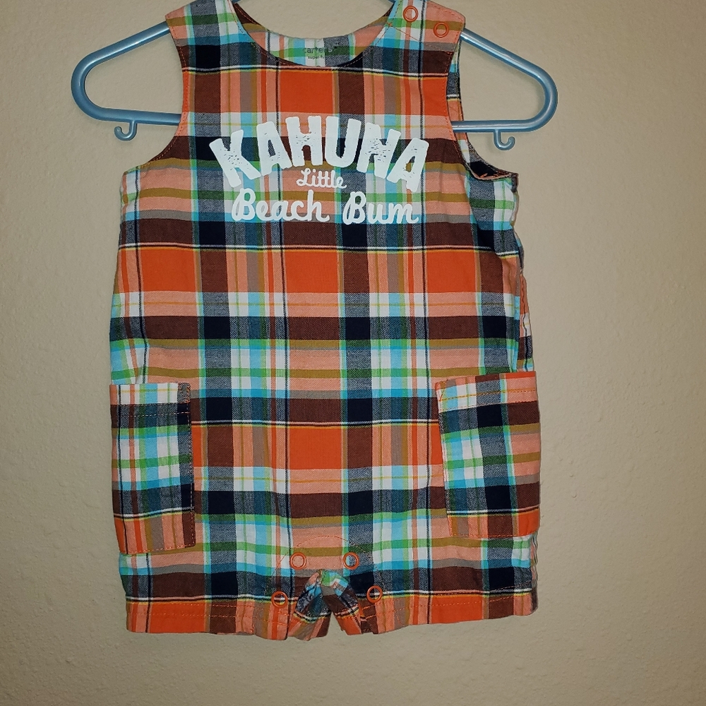 Carters plaid outfit